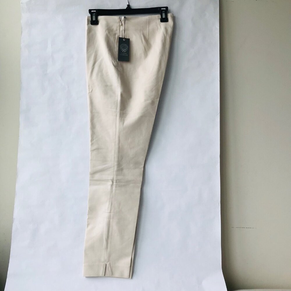 Vince Camuto  Ankle  Pants With Side Zipper Cool Beige Size 8